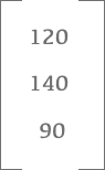 Pricing column matrix